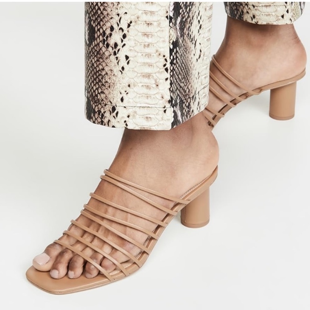 Villa Rouge Sas Tan Strappy Women’s Heel Size 8.5